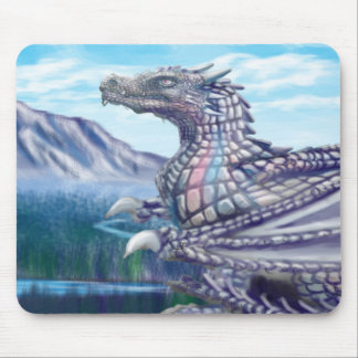 Albino Drake Mouse Pad