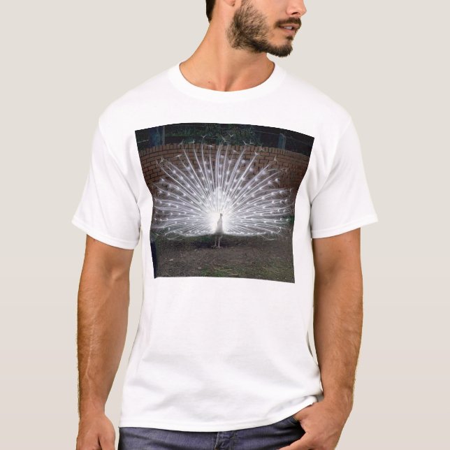 Albino Peacock T-Shirt (Front)
