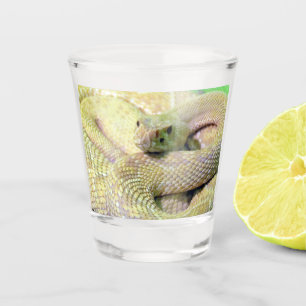 Albino Rattlesnake Shot glass