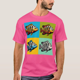 Albino Tiger Barb Cool Tropical Fish 1 T-Shirt