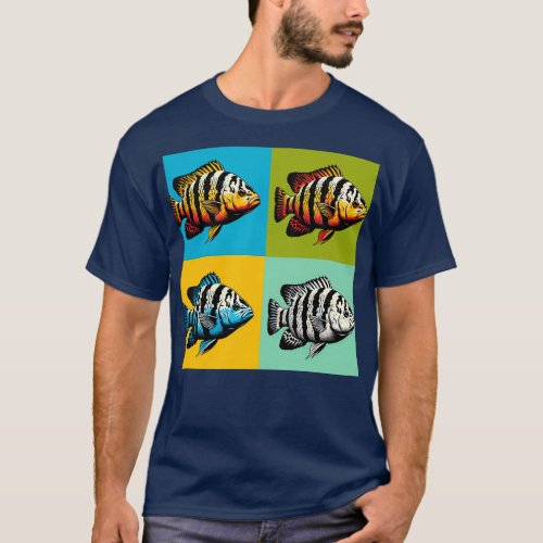 Albino Tiger Barb Cool Tropical Fish 1 T_Shirt