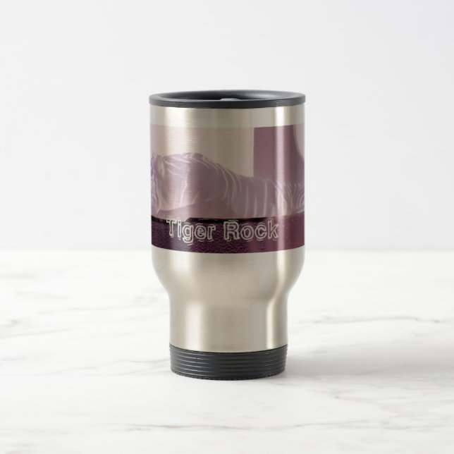 Albino Tiger Travel Mug (Center)