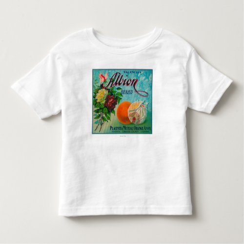 Albion Brand Citrus Crate Label Toddler T_shirt