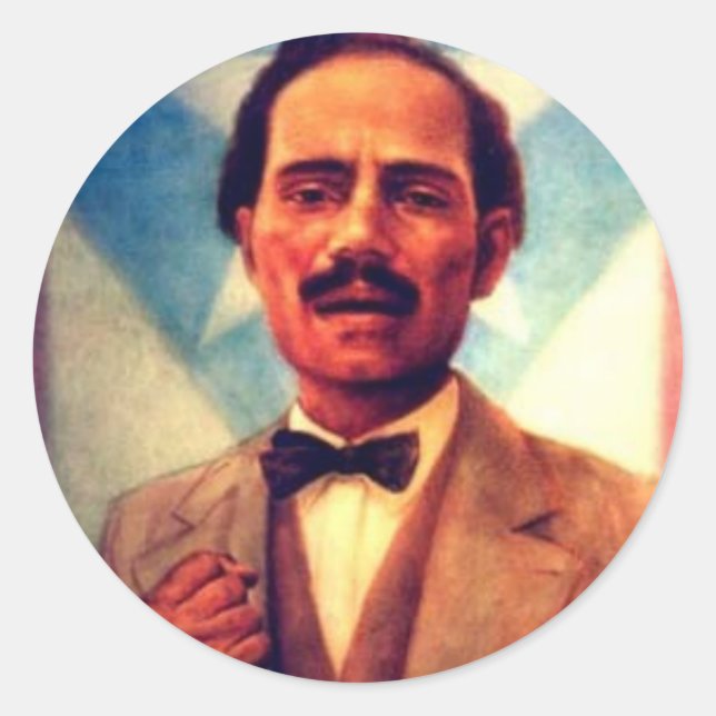 Albizu Campos Classic Round Sticker (Front)