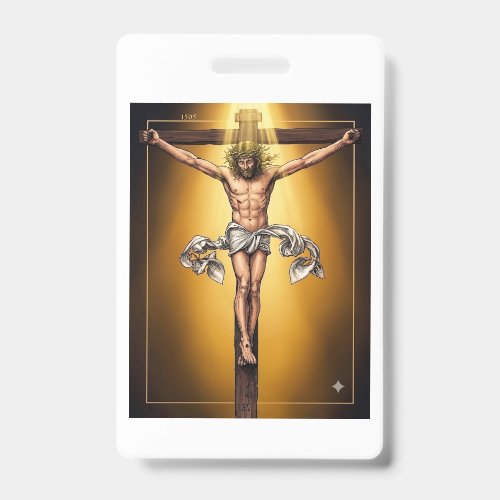 Albrecht Dürer 1505 Christ on the Cross badge