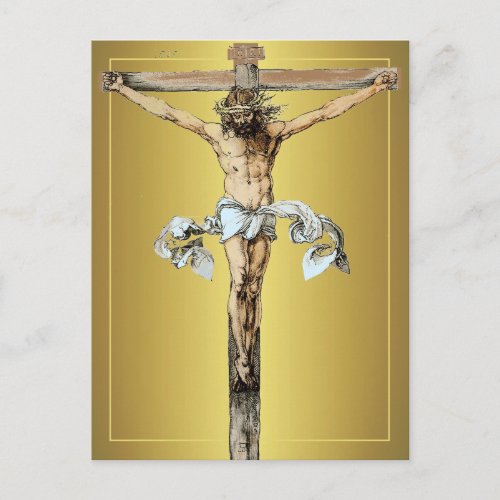 Albrecht Dürer 1505 Christ on the Cross Postcard
