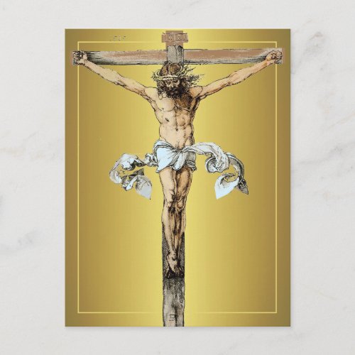 Albrecht Drer 1505 Christ on the Cross Postcard