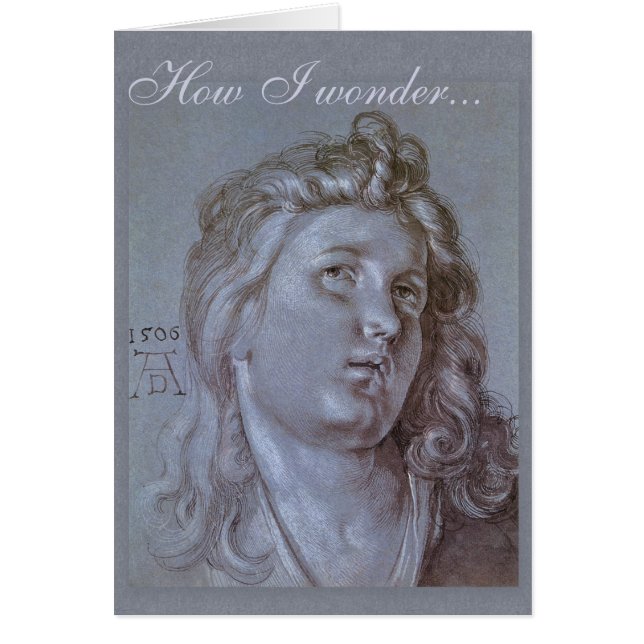 Albrecht Dürer Angel Thoughts CC0371 Cards (Front)