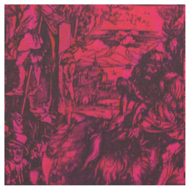 Albrecht Dürer Burgundy Fabric (Close Up)