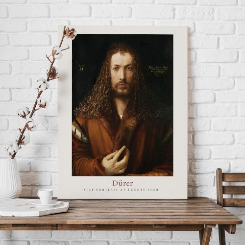 Albrecht Drer Durer Self portrait 1500 Exhibition Canvas Print