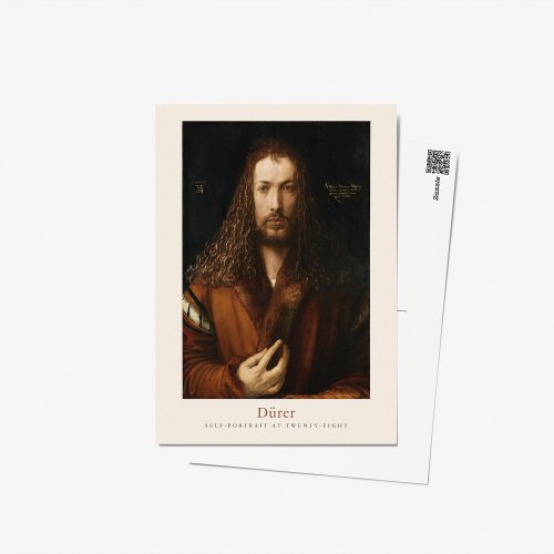 Albrecht Drer Durer Self portrait 1500 Exhibition Postcard