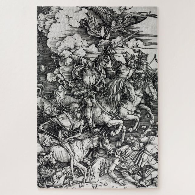 Albrecht Dürer Four Horsemen of the Apocalypse Pos Jigsaw Puzzle (Vertical)