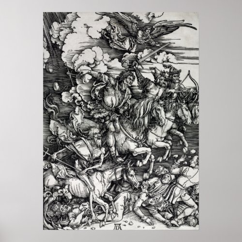 Albrecht Drer Four Horsemen of the Apocalypse Poster