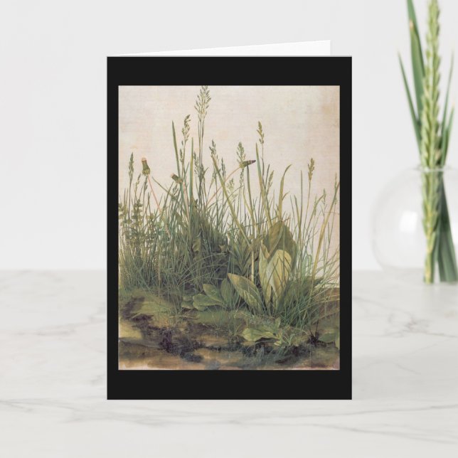 Albrecht Durer Great Piece of Turf Card (Front)