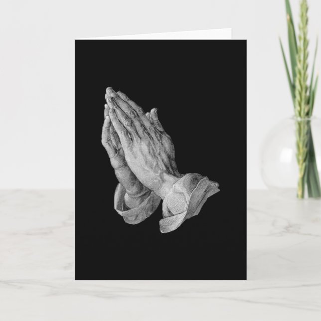 Albrecht Durer - Hands Praying Card (Front)