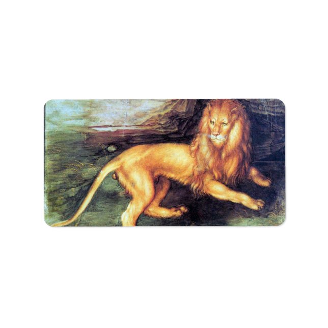 Albrecht Durer - Lion Label (Front)