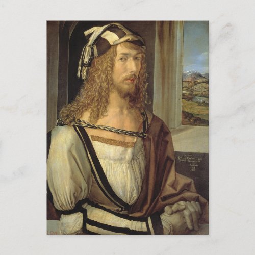 Albrecht Drer Self Portrait 1498 Postcard