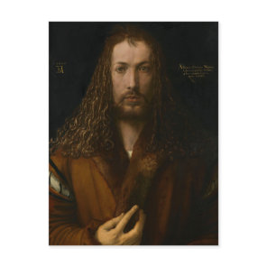 Albrecht Dürer - self portrait, 1500 Postcard