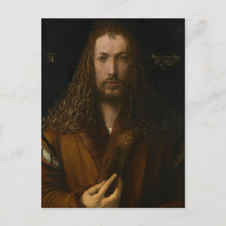 Albrecht Dürer - self portrait, 1500 Postcard