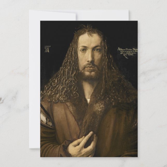 Albrecht Durer - Self Portrait Announcement (Front)