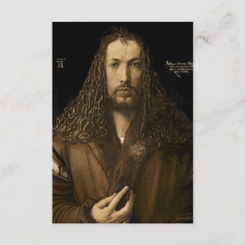 Albrecht Durer _ Self Portrait Enclosure Card