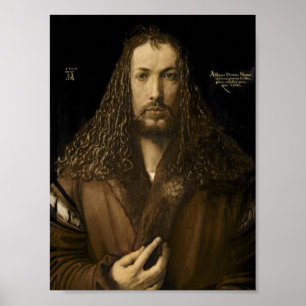 Albrecht Durer - Self Portrait Poster