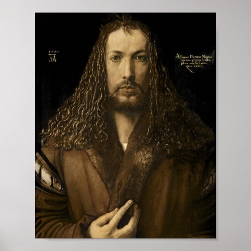 Albrecht Durer _ Self Portrait Poster