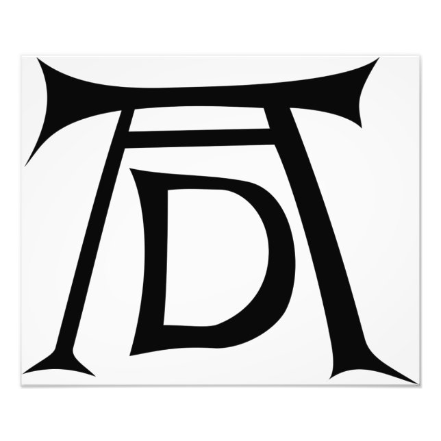 Albrecht Durer Signature Monogram Photo Print (Front)