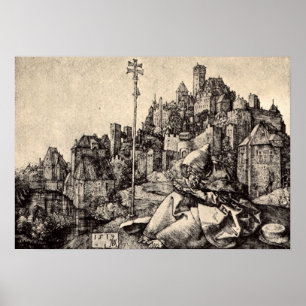 Albrecht Durer St Anthony at the City Poster