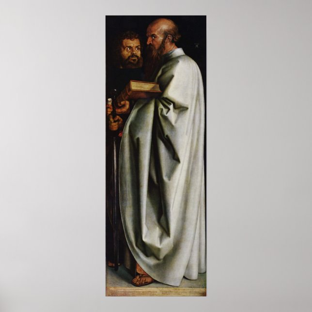 Albrecht Durer The Four Apostles Right Panel Poster (Front)