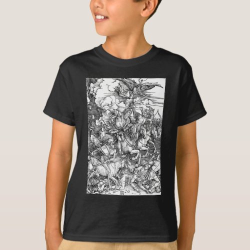Albrecht Durer The Four Horsemen of the Apocalypse T_Shirt