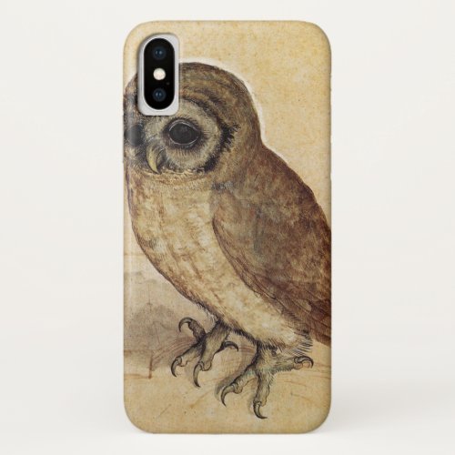Albrecht Durer _ The Little Owl iPhone X Case