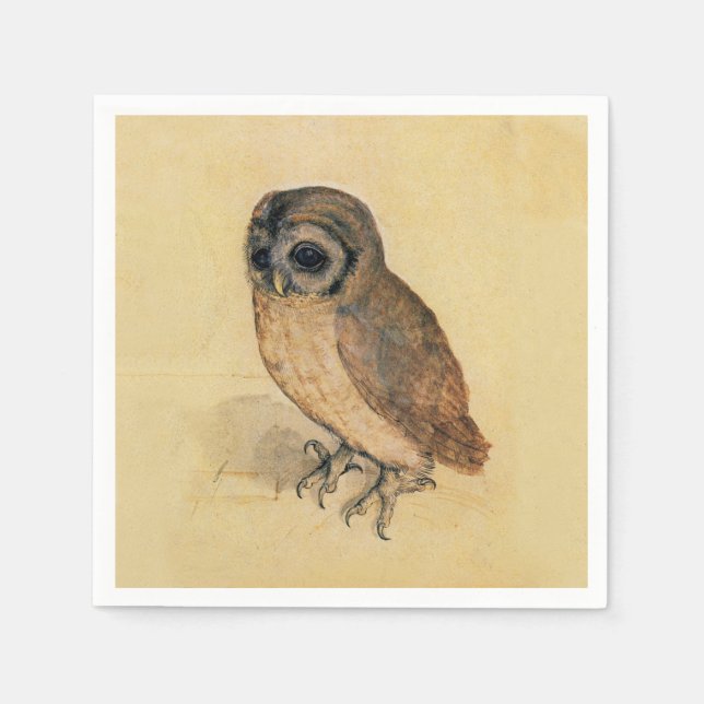Albrecht Durer The Little Owl Paper Napkins (Front)