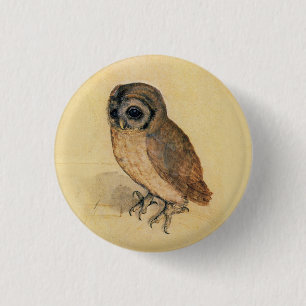 Albrecht Durer The Little Owl Pinback Button