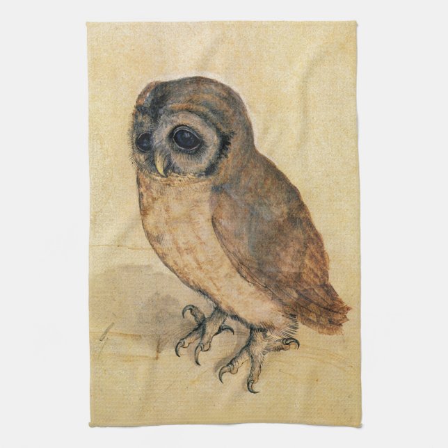 Albrecht Durer The Little Owl Towel (Vertical)