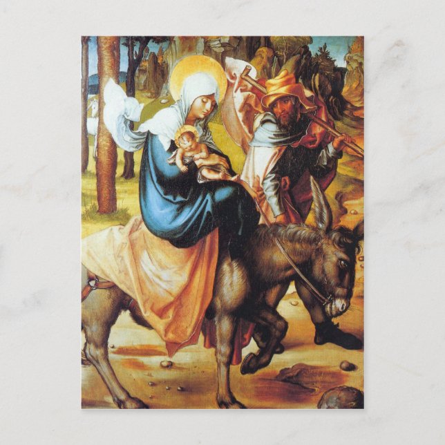 Albrecht Durer - The seven Marys pain - Flight int Postcard (Front)