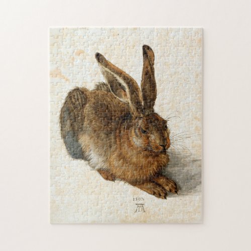 ALBRECHT DRER _ Young hare 1502 Jigsaw Puzzle