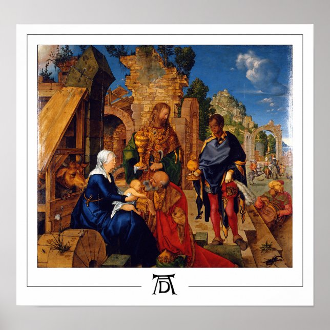 Albrecht Dürer Zedign Art Poster #3 (Front)