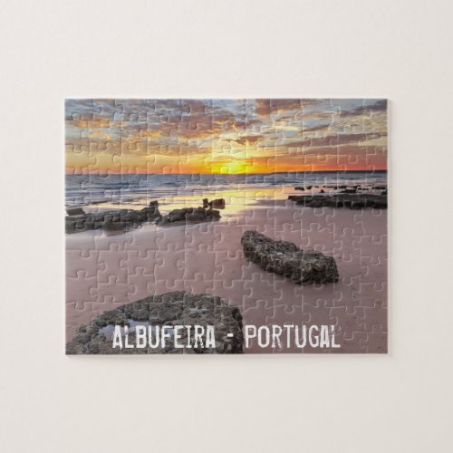 Albufeira _ Portugal Summer vacations in Algarve Jigsaw Puzzle