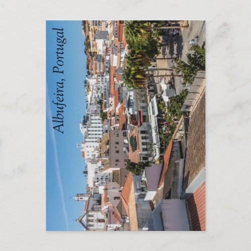 Albufeira Town Algarve Portugal Postcard