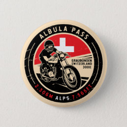 Albula Pass | Switzerland | Motorcycle Button