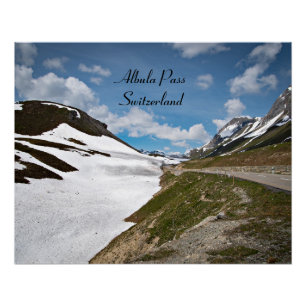 Albula Pass, Switzerland Poster