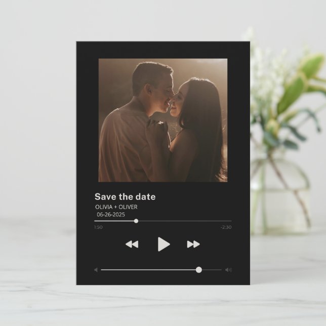 Album cover save the date (Standing Front)