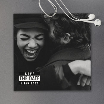 Album Cover Viral Trend Save The Date Invitation by SleepyKoala at Zazzle