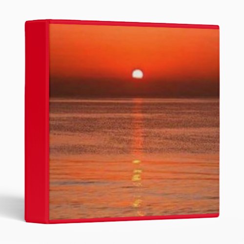 ALBUM SUNSETS AT BEACH LOVERS 3 RING BINDER