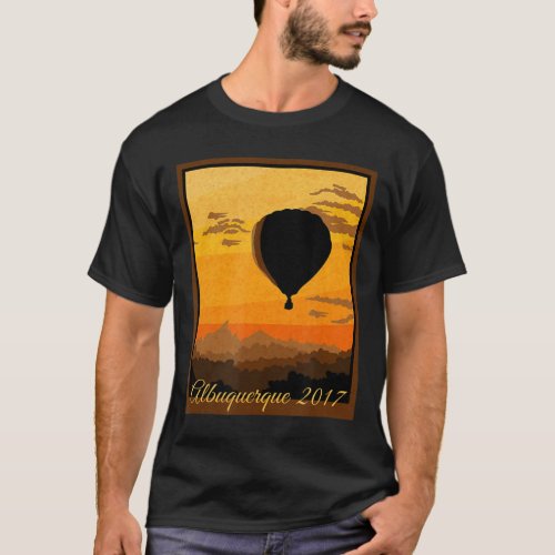 Albuquerque Balloon Festival 2017 Fiesta Internati T_Shirt