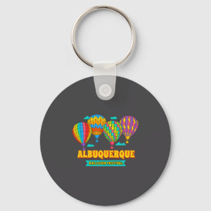 Albuquerque Balloon Festival New Mexico Fiesta  Keychain