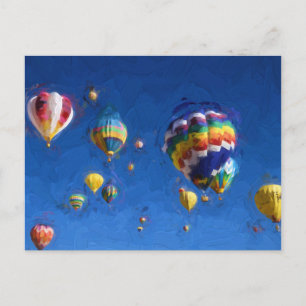 Albuquerque Balloon Festival Postcard