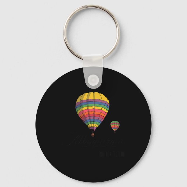Albuquerque Balloon Festival Shirt New Mexico Shir Keychain (Front)
