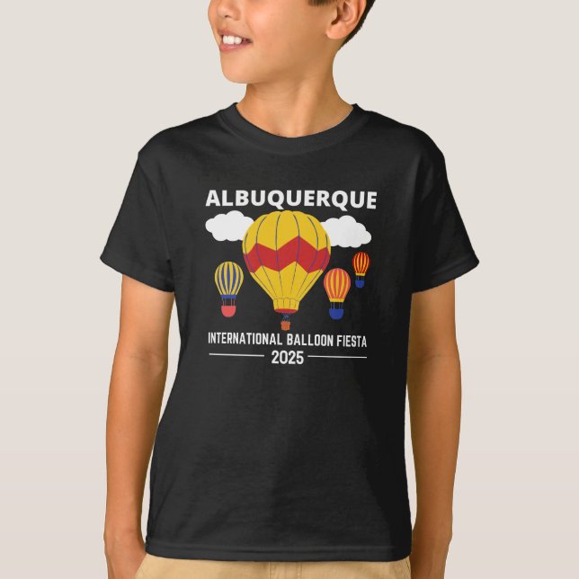 Albuquerque Balloon Fiesta 2025 T-Shirt (Front)